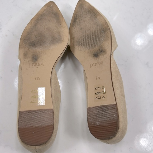 J. CREW Zoe D’orsay Flat FLOOR SAMPLE Size 7.5 fabric - Picture 6 of 10